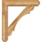 Ekena Millwork Olympic Craftsman Rough Sawn Bracket w/ Offset Brace, Western Red Cedar, 8"W x 40"D x 44"H BKT0806X40X44OLY04RWR - alternate 3